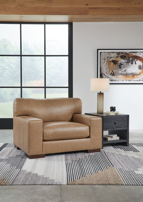 Lombardia - 4 Pc. - Sofa, Loveseat, Chair And A Half, Ottoman - Tumbleweed
