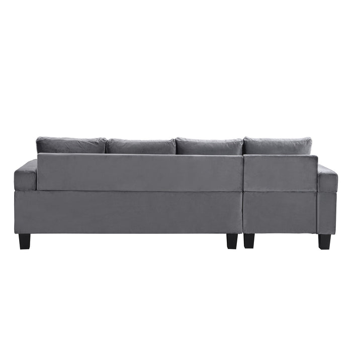 Sectional Sofa Set For Living Room With L Shape Chaise Lounge, Cup Holder And Left Hand With Storage