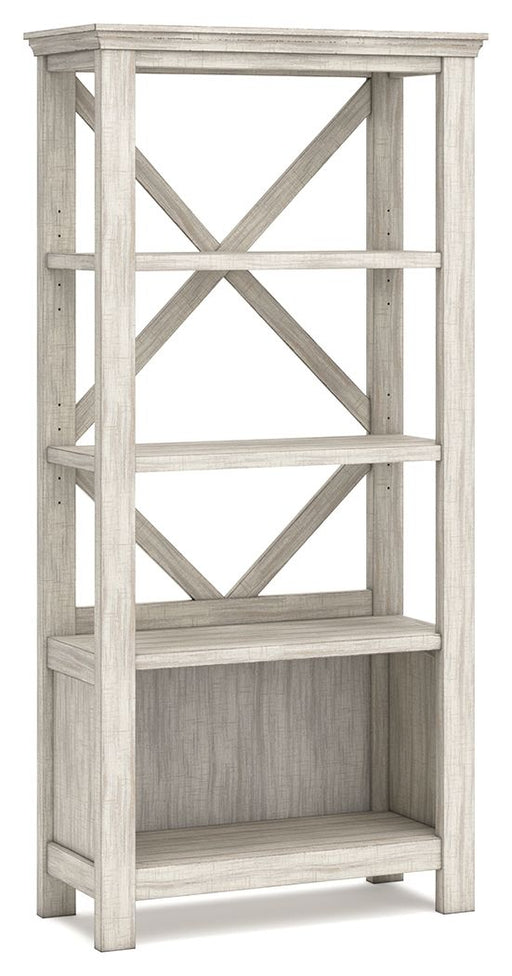 Carynhurst - Whitewash - Large Bookcase Unique Piece Furniture