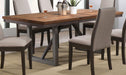 Spring Creek - Dining Table With Extension Leaf - Natural Walnut Unique Piece Furniture