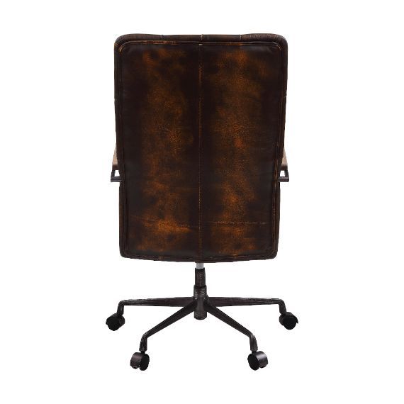 Noknas - Office Chair - Brown Lether Unique Piece Furniture