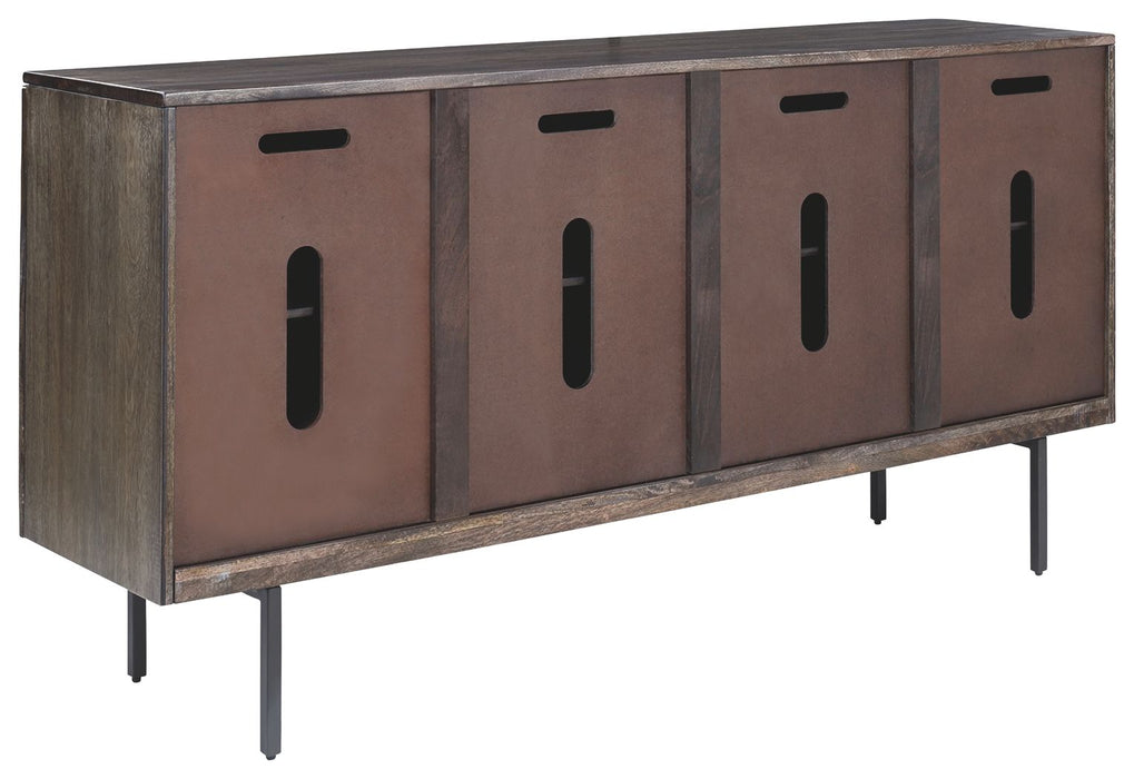 Graydon - Gray / Whitewash - Accent Cabinet Unique Piece Furniture