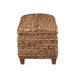 Laughton - Hand-Woven Banana Leaf Storage Trunk - Amber Unique Piece Furniture