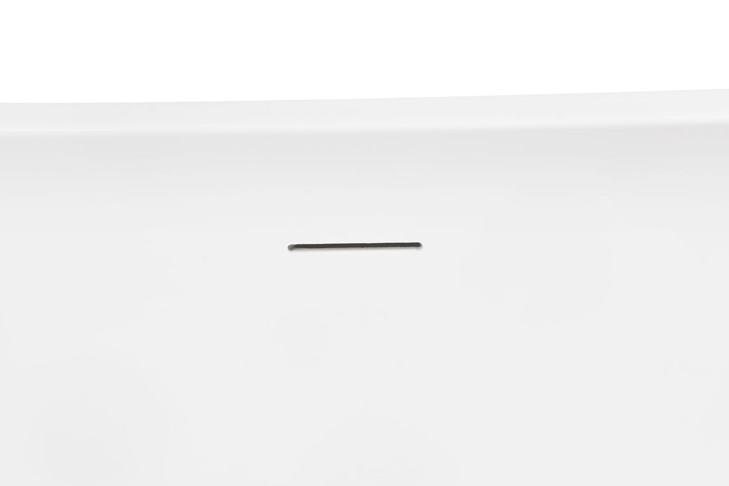 Acrylic Freestanding Soaking Bathtub - 54" - White