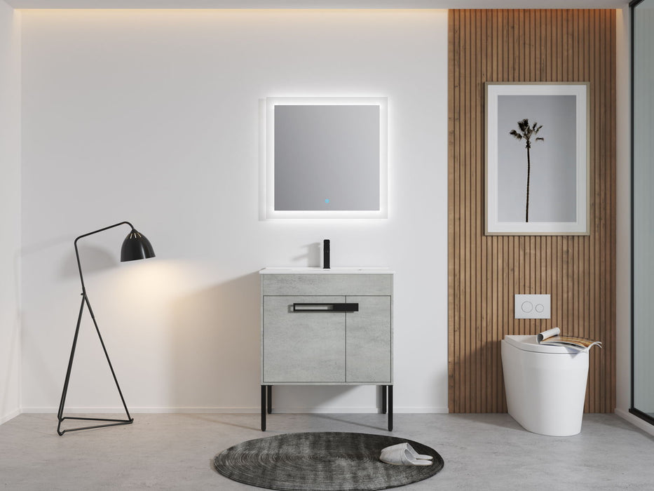 30 Inch Bathroom Vanity With Sink, Freestanding Bathroom Vanity Or Floating Is Optional