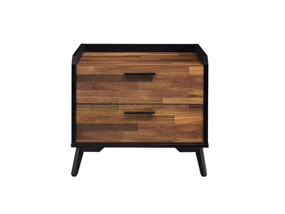 Jiranty - Accent Table - Walnut & Black Finish Unique Piece Furniture