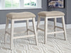Skempton - White - Upholstered Stool (Set of 2) Unique Piece Furniture