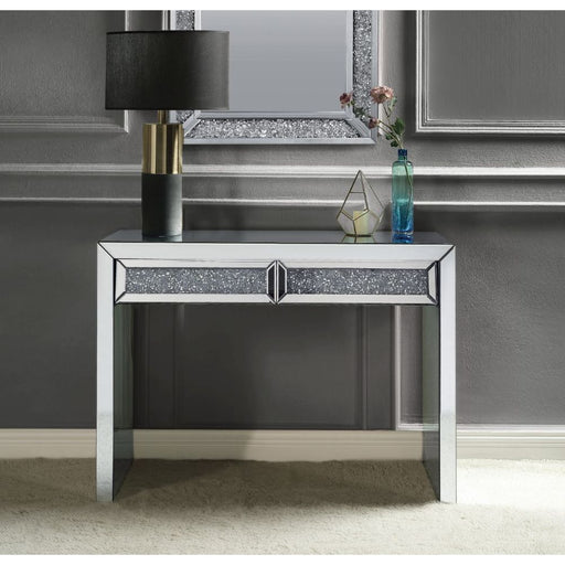 Noralie - Accent Table - Pearl Silver - 32" Unique Piece Furniture