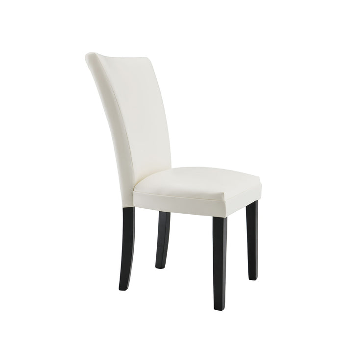 Dining Chair (White Breathing Leather)
