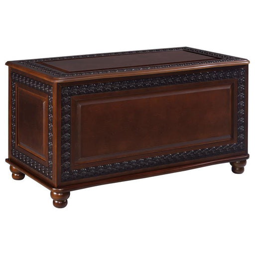 Finlay - Flip Open Storage Cedar Chest - Deep Tobacco Unique Piece Furniture