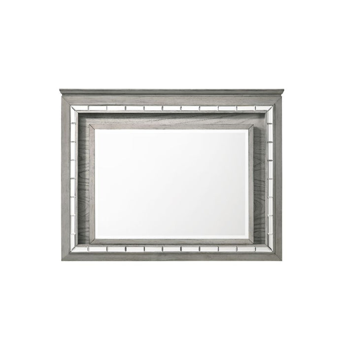 Antares - Mirror - Light Gray Oak Unique Piece Furniture