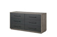 Estevon - Dresser - Gray Oak Finish Unique Piece Furniture