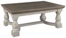 Havalance - Gray / White - Rectangular Cocktail Table Unique Piece Furniture