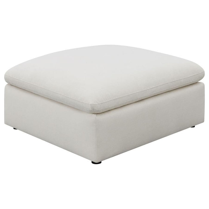 Hobson - Cushion Seat Ottoman - Off-White Unique Piece Furniture