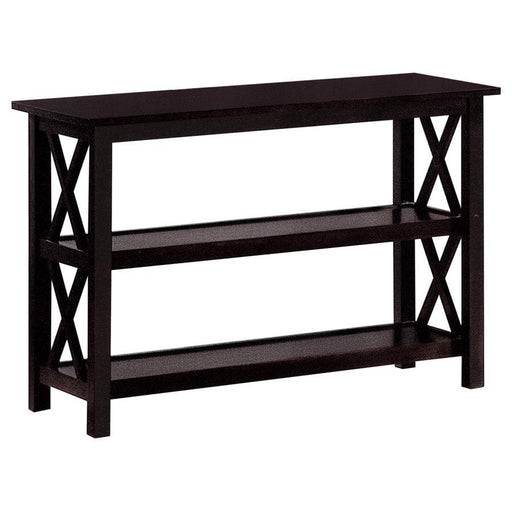 Rachelle - Sofa Table With 2-Shelf - Deep Merlot Unique Piece Furniture