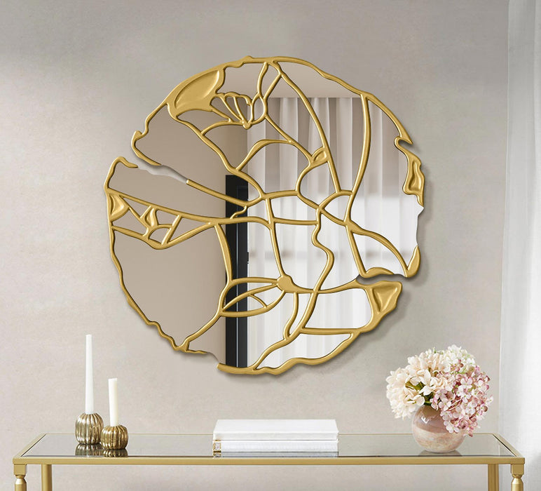 Timeless Wall Mirror With Gold Frame