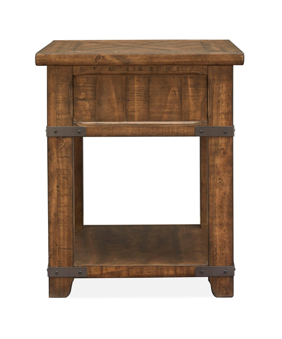 Chesterfield - Rectangular End Table - Farmhouse Timber Unique Piece Furniture