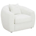 Isabella - Upholstered Tight Back Chair - White Unique Piece Furniture
