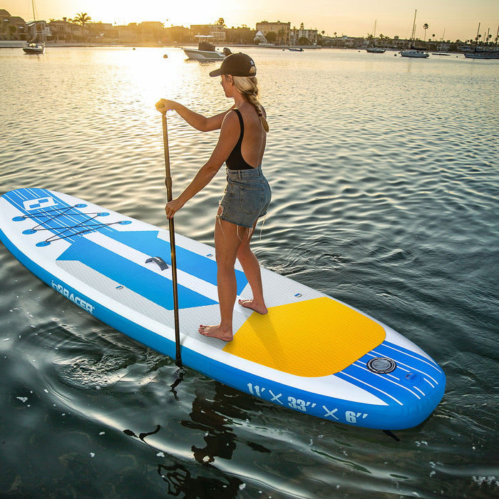 Inqracer 11'/10'6" Inflatable Stand Up Paddle Board With Free Premium Sup Accessories & Backpack