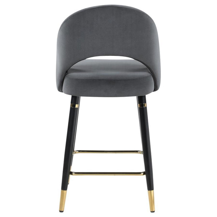Lindsey - Arched Back Upholstered Counter Height Stools (Set of 2) Unique Piece Furniture