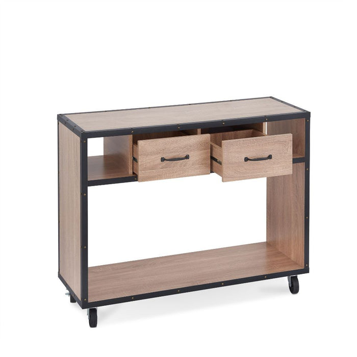 Bemis - Accent Table - Weathered Light Oak Unique Piece Furniture