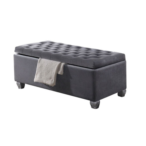 Rebekah - Bench - Gray Fabric Unique Piece Furniture