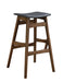 Finnick - Tapered Legs Bar Stools (Set of 2) - Dark Gray And Walnut Unique Piece Furniture