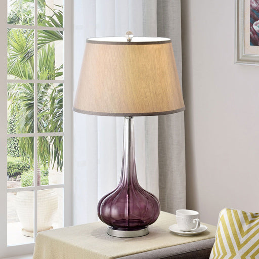Fay - Table Lamp - Purple Unique Piece Furniture