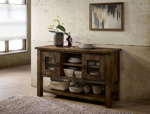 Kristen - Server - Rustic Oak Unique Piece Furniture
