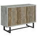 Abelardo - 3-Drawer Accent Cabinet - Weathered Oak And Cement Unique Piece Furniture
