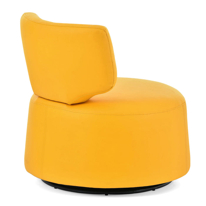 29.13" Wide Swivel Chair - Yellow