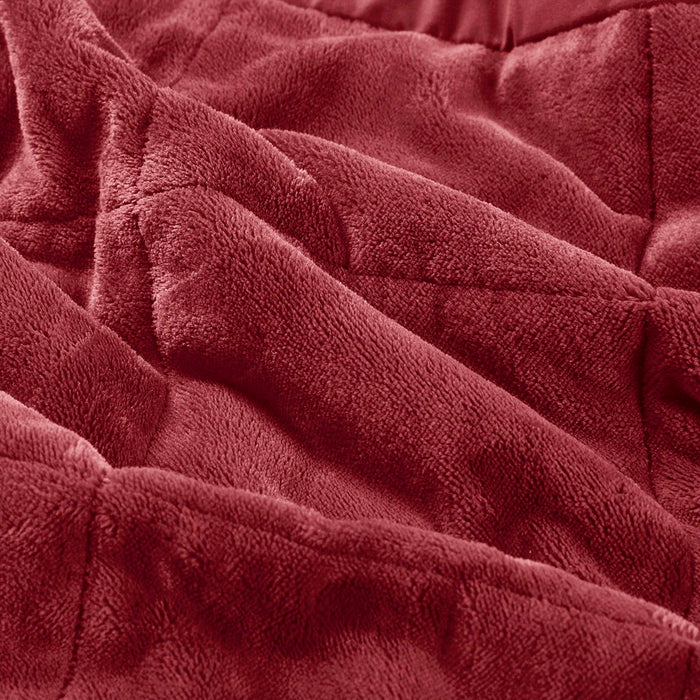 Reversible Heiq Smart Temperature Down Alternative Blanket, Burgundy