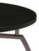 Dacre - Round Coffee Table - Dark Gray And Black Nickel Unique Piece Furniture
