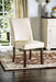 Cimma - Side Chair (Set of 2) - Espresso / Ivory Unique Piece Furniture