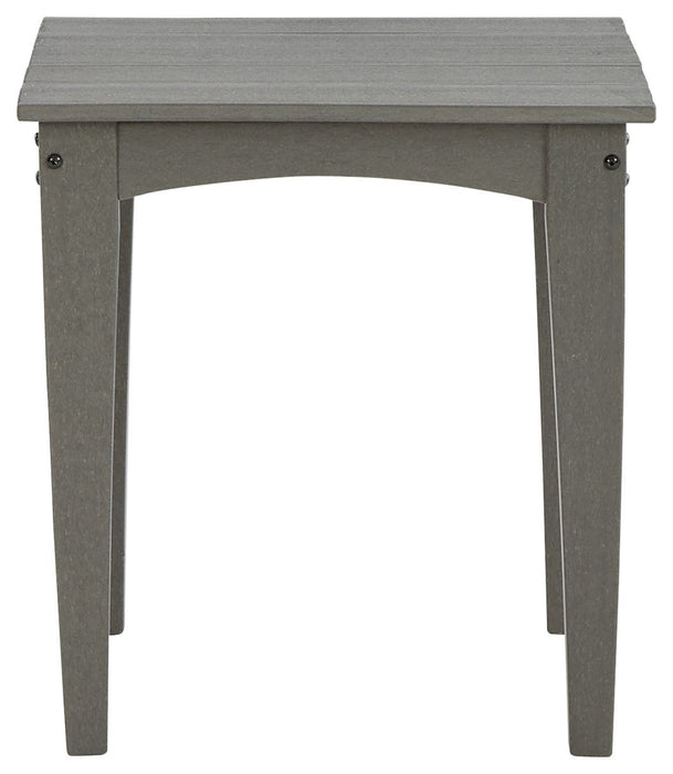 Visola - Gray - Square End Table Unique Piece Furniture