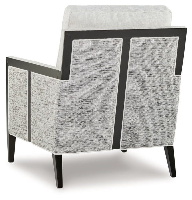 Ardenworth - Accent Chair - Black / Ivory