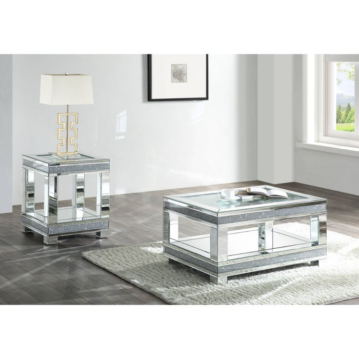 Noralie - Coffee Table - Pearl Silver Unique Piece Furniture