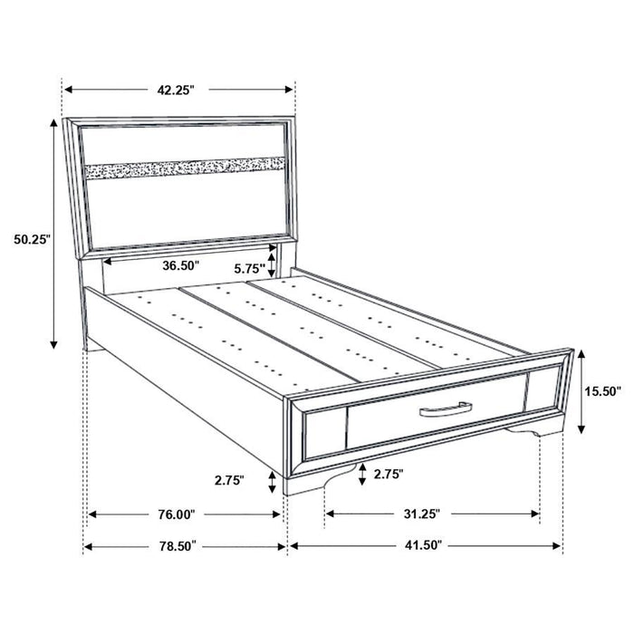Miranda - Storage Bed Unique Piece Furniture