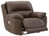 Dunleith - Chocolate - Zero Wall Recliner W/pwr Hdrst Unique Piece Furniture