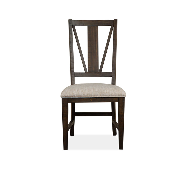 Westley Falls - Dining Side Chair With Upholstered Seat (Set of 2) - Graphite
