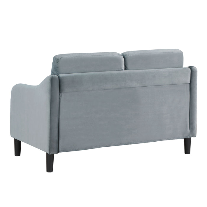 51.5" Loveseat Sofa Small Couch For Small Space For Living Room, Bedroom, Grey