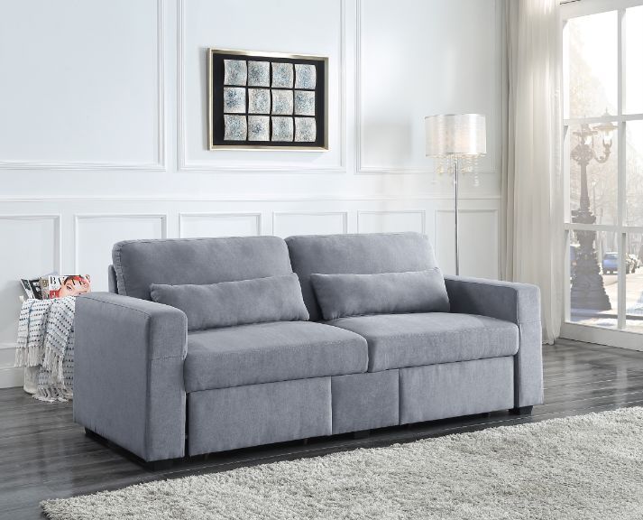Rogyne - Sofa - Gray Linen Unique Piece Furniture