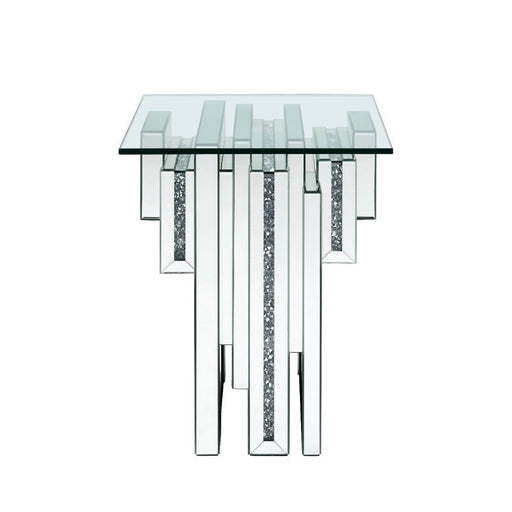 Noralie - End Table - Mirrored - Wood Unique Piece Furniture