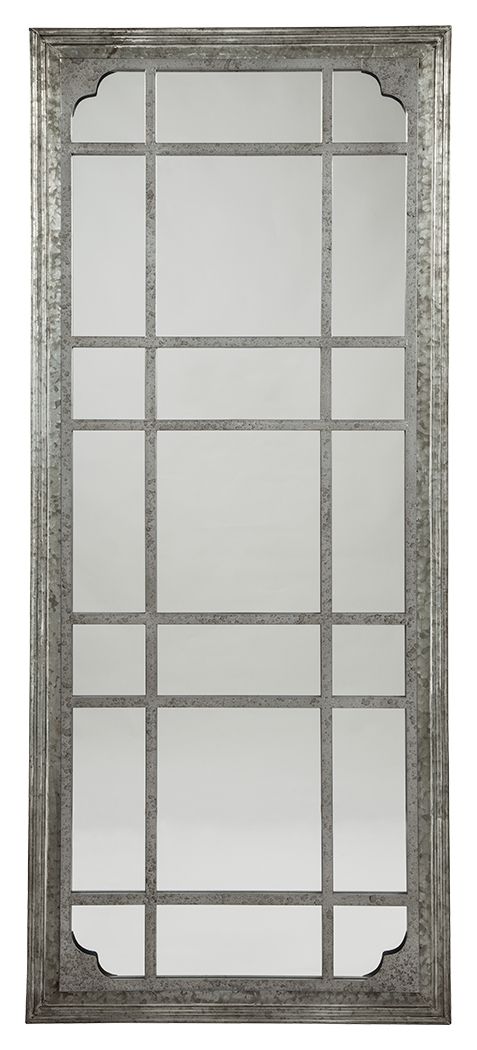Remy - Antique Gray - Floor Mirror Unique Piece Furniture