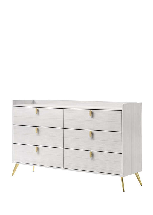 Zeena - Dresser - White Finish Unique Piece Furniture