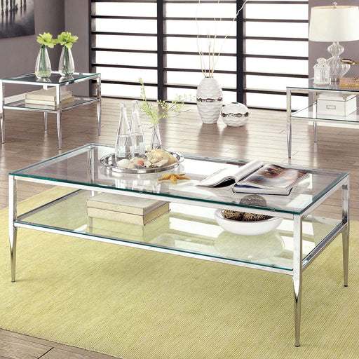 Tanika - Coffee Table - Pearl Silver Unique Piece Furniture