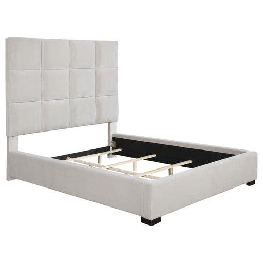 Panes - Tufted Upholstered Panel Bed Unique Piece Furniture