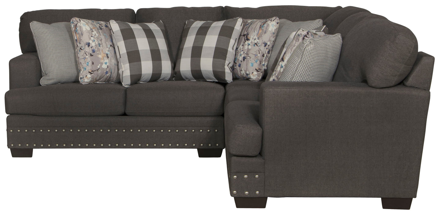 Crawford - 2 Piece Sectional With 9 Included Accent Pillows