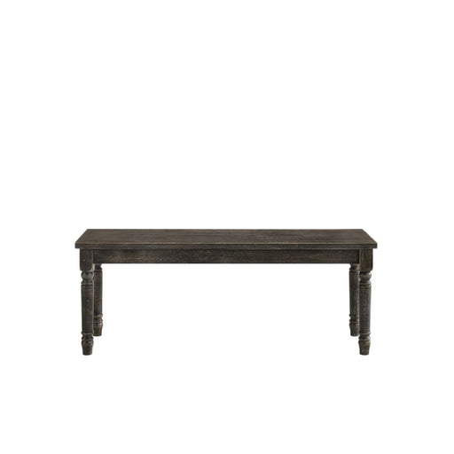 Claudia II - Bench - Weathered Gray Unique Piece Furniture