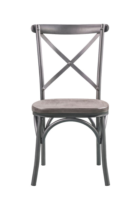 Kaelyn II - Side Chair (Set of 2) - Gray Oak & Sandy Gray Unique Piece Furniture